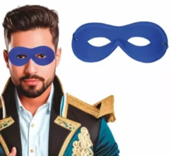 Maschera da Pierrot brillante in vari colori
