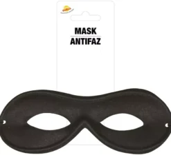 Maschera da Pierrot o Zorro nera