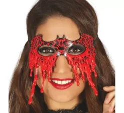 Maschera da pipistrello con sangue