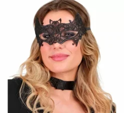 Maschera da pipistrello in pizzo