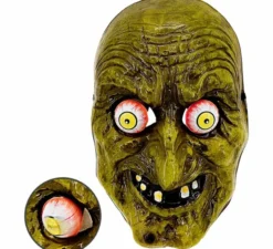 Maschera da strega con occhi finti