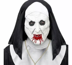 Maschera da suora maledetta con copricapo