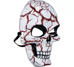 Maschera da teschio insanguinato in PVC