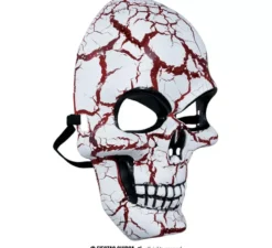Maschera da teschio insanguinato in PVC