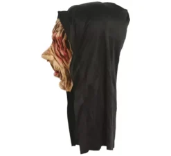 Maschera da uomo lebbroso con cappuccio
