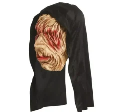 Maschera da uomo lebbroso con cappuccio