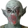Maschera da vampiro con bocca sigillata in lattice