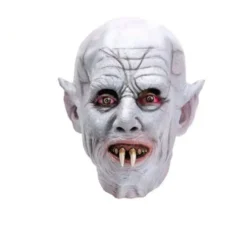 Maschera da vampiro in lattice bianco