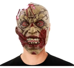 Maschera da zombi strappata