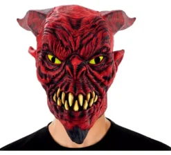 Maschera del demone cornuto