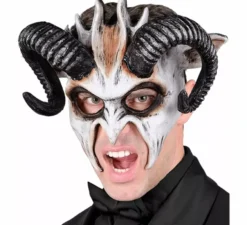Maschera del Diavolo Bianco Commedia dell'Arte