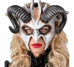 Maschera del Diavolo Bianco Commedia dell'Arte