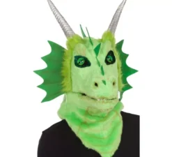 Maschera del drago con mascella mobile