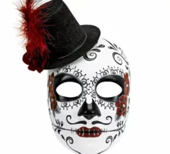 Maschera del Giorno dei Morti con Sombrero