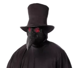 Maschera della peste nera in lattice