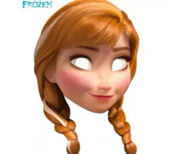 Maschera di anna de frozen il regno di Ghiaccio di cartone
