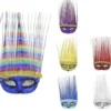 Maschera di Carnevale con linea di spighe in colori assortiti