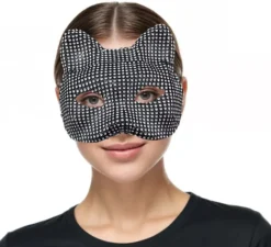 Maschera di gatto con diamante