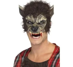 Maschera di licantropo marrone