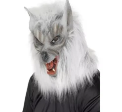 Maschera di lupo d'argento