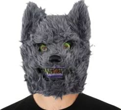 Maschera di lupo peloso