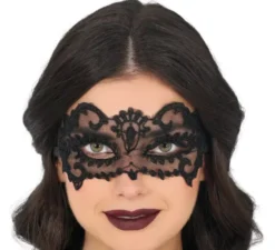 Maschera di pizzo nero