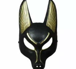 Maschera egiziana Anubis in PVC per adulti