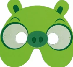 Maschera eva porcellino verde videogame