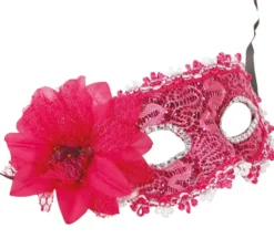 Maschera fiore fucsia