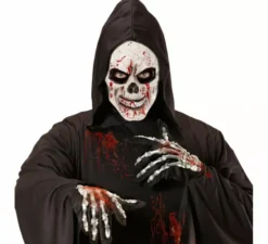 Maschera in lattice con teschio insanguinato