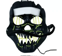 Maschera killer sorridente con luce in PVC