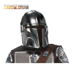Maschera mandaloriana d'argento Beskar per bambini