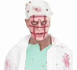 Maschera mezza faccia con cicatrici