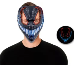 Maschera Monster LED bicolore con luce in plastica