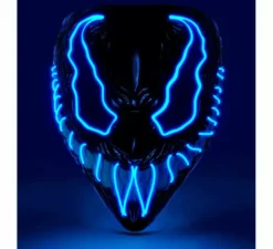 Maschera mostro con LED blu