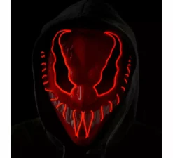 Maschera mostro LED rossa