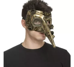 Maschera naso lungo steampunk