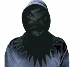 Maschera nera con cappuccio