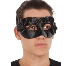 Maschera nera di Steampunk