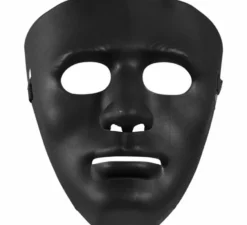 Maschera nera sinistra