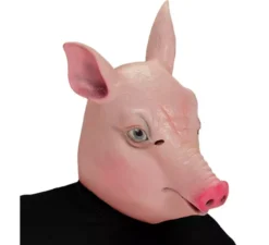 Maschera per adulti con testa di maiale intera