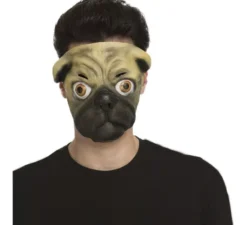 Maschera per cani bulldog