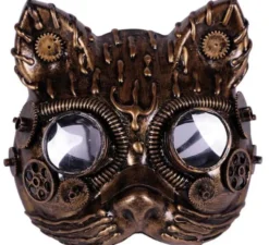 Maschera per gatti steampunk