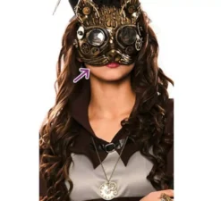 Maschera per gatti steampunk