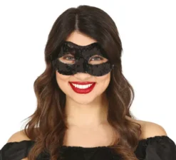 Maschera per gli occhi con paillettes in vari colori