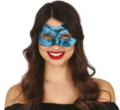 Maschera per gli occhi con paillettes in vari colori