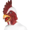 Maschera per il cazzo di lattice bianco