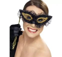 Maschera per mani nere e oro