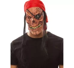 Maschera pirata zombie con fazzoletto