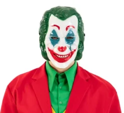 maschera plastica clown